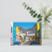 Kaapstad Bo-Kaap Cityscape Zuid-Afrika Briefkaart (Staand voorkant)