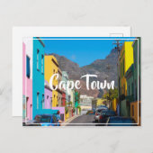 Kaapstad Bo-Kaap Cityscape Zuid-Afrika Briefkaart (Voorkant / Achterkant)