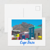 Kaapstad Bo-Kaap Cityscape Zuid-Afrika Briefkaart (Voorkant / Achterkant)