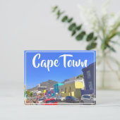 Kaapstad Bo-Kaap Cityscape Zuid-Afrika Briefkaart (Staand voorkant)
