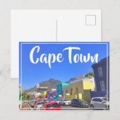 Kaapstad Bo-Kaap Cityscape Zuid-Afrika Briefkaart (Voorkant / Achterkant)