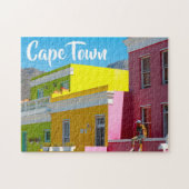Kaapstad Bo-Kaap Cityscape Zuid-Afrika Legpuzzel (Horizontaal)