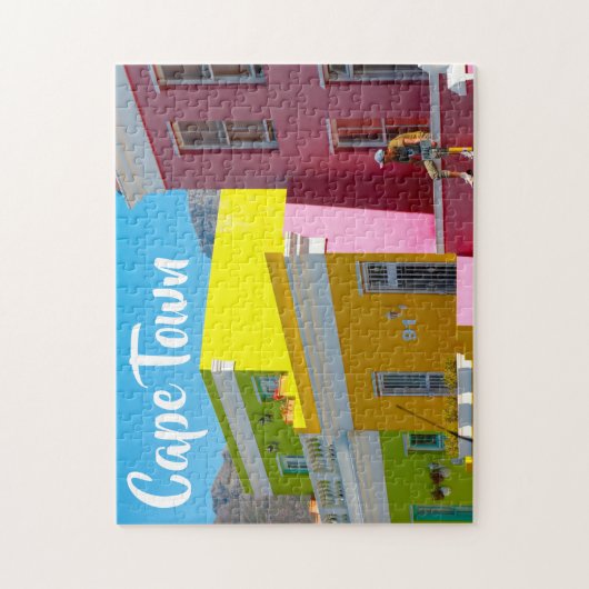 Kaapstad Bo-Kaap Cityscape Zuid-Afrika Legpuzzel (Verticaal)