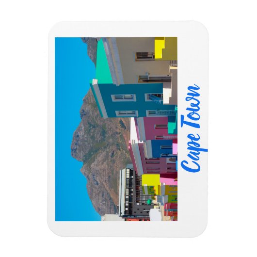 Kaapstad Bo-Kaap Cityscape Zuid-Afrika Magneet (Verticaal)