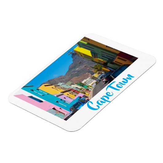 Kaapstad Bo-Kaap Cityscape Zuid-Afrika Magneet (Linkerzijde)