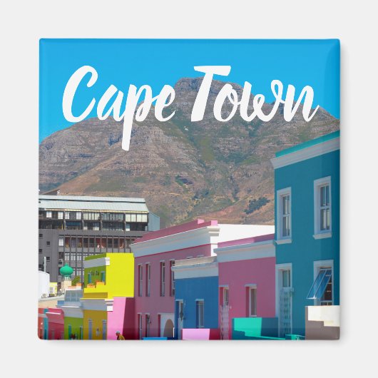 Kaapstad Bo-Kaap Cityscape Zuid-Afrika Magneet (Voorkant)