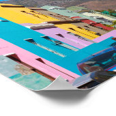 Kaapstad Bo-Kaap Cityscape Zuid-Afrika Poster (Hoek)