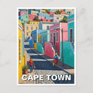 Kaapstad Bo-kaap Zuid-Afrika Briefkaart