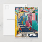 Kaapstad Bo-kaap Zuid-Afrika Briefkaart (Voorkant / Achterkant)
