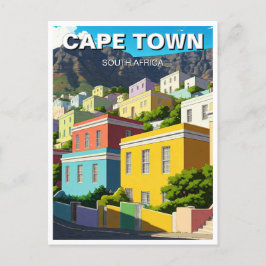 Kaapstad Bo-kaap Zuid-Afrika Briefkaart