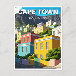 Kaapstad Bo-kaap Zuid-Afrika Briefkaart