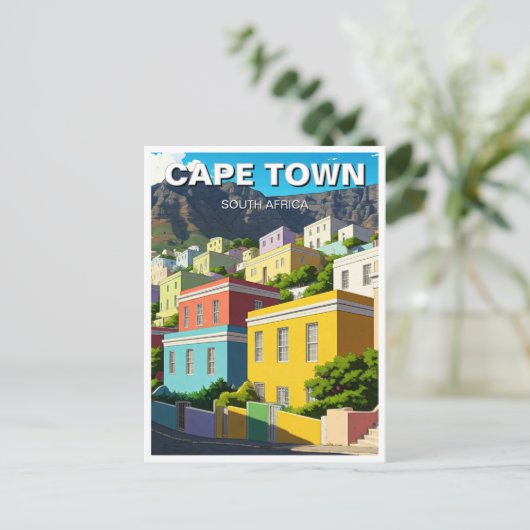 Kaapstad Bo-kaap Zuid-Afrika Briefkaart (Staand voorkant)