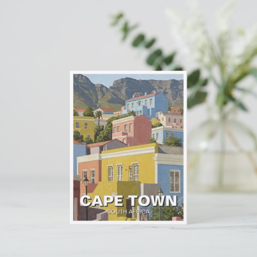 Kaapstad Bo-kaap Zuid-Afrika Briefkaart (Staand voorkant)