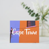 Kaapstad Bo-Kaap Zuid-Afrika Cityscape Briefkaart (Staand voorkant)