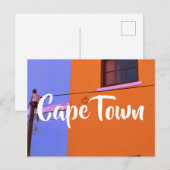 Kaapstad Bo-Kaap Zuid-Afrika Cityscape Briefkaart (Voorkant / Achterkant)