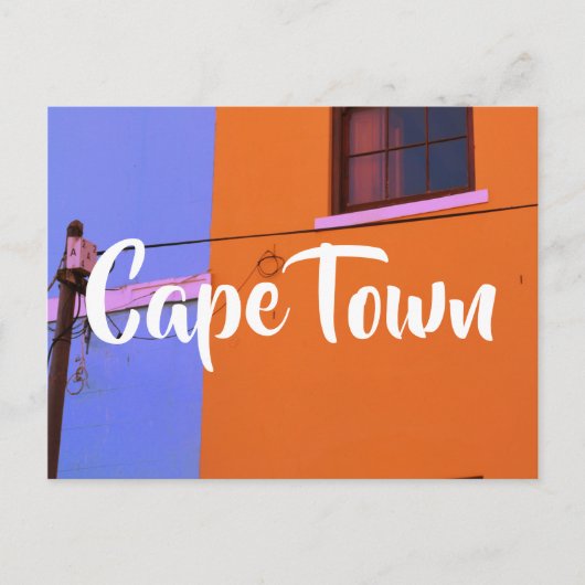 Kaapstad Bo-Kaap Zuid-Afrika Cityscape Briefkaart (Voorkant)