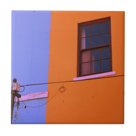 Kaapstad Bo-Kaap Zuid-Afrika Cityscape Tegeltje (Voorkant)