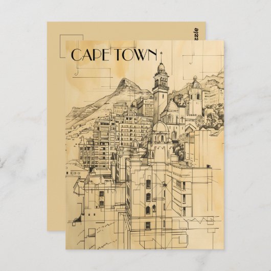Kaapstad Briefkaart (Voorkant / Achterkant)