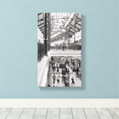 Kaapstad Canal Walk Mall Canvasprint Canvas Afdruk (Insitu (Houten vloer))