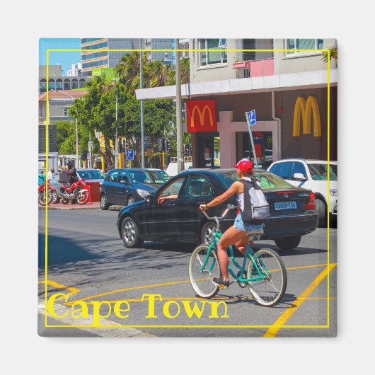Kaapstad Cityscape Architecture Zuid-Afrika Magneet (Voorkant)