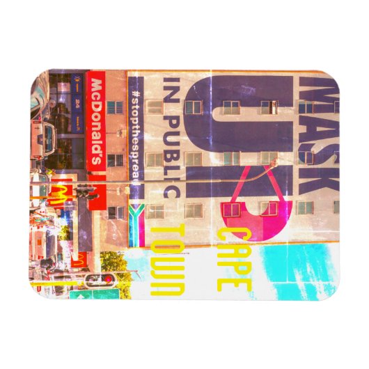 Kaapstad Cityscape Architecture Zuid-Afrika Magneet (Horizontaal)