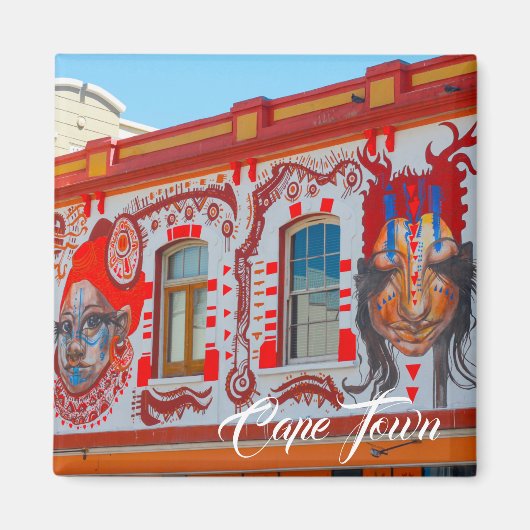 Kaapstad Cityscape Architecture Zuid-Afrika Magneet (Voorkant)