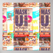 Kaapstad Cityscape Architecture Zuid-Afrika Poster (Voorkant)