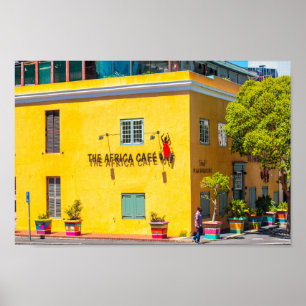 Kaapstad Cityscape Architecture Zuid-Afrika Poster