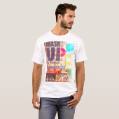 Kaapstad Cityscape Architecture Zuid-Afrika T-shirt (Voorkant volledig)