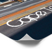 Kaapstad Cityscape City Uitzicht ZA Zuid-Afrika Poster (Hoek)