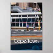 Kaapstad Cityscape City Uitzicht ZA Zuid-Afrika Poster (Voorkant)