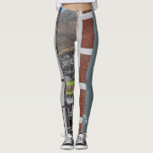 Kaapstad Cityscape Funky Leggings (Voorkant)