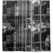 Kaapstad Cityscape Lion's hoofd Zuid-Afrika Douchegordijn (Voorkant)