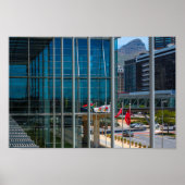 Kaapstad Cityscape Lion's hoofd Zuid-Afrika Poster (Voorkant)