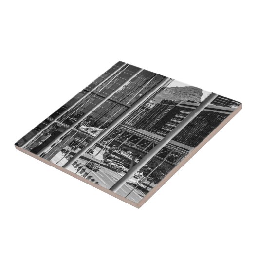 Kaapstad Cityscape Lion's hoofd Zuid-Afrika Tegeltje (Zijkant)