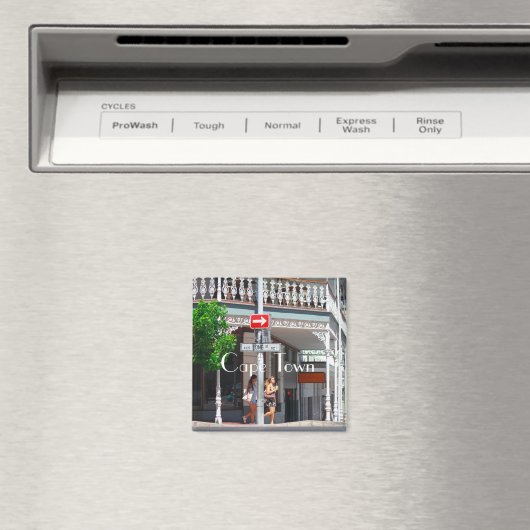 Kaapstad Cityscape Long Street Zuid-Afrika Magneet (Insitu (Vaatwasser))