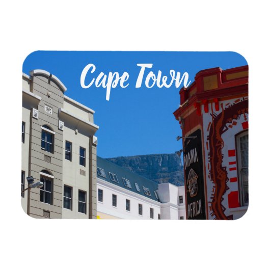Kaapstad Cityscape Long Street Zuid-Afrika Magneet (Horizontaal)