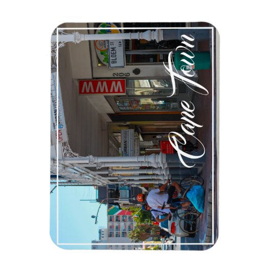 Kaapstad Cityscape Long Street Zuid-Afrika Magneet (Verticaal)