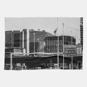 Kaapstad Cityscape Signal Hill ZA Zuid-Afrika Theedoek