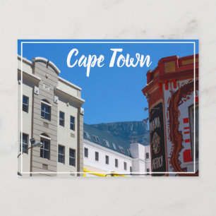 Kaapstad Cityscape Street Zuid-Afrika Briefkaart
