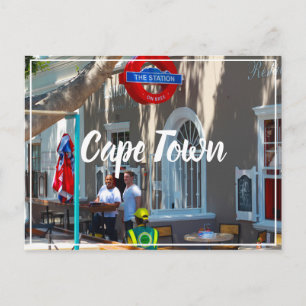 Kaapstad Cityscape Street Zuid-Afrika Briefkaart