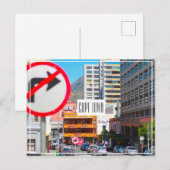 Kaapstad Cityscape Street Zuid-Afrika Briefkaart (Voorkant / Achterkant)