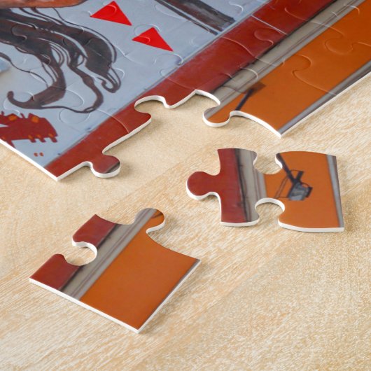 Kaapstad Cityscape Street Zuid-Afrika Legpuzzel (Zijkant)