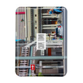 Kaapstad Cityscape Street Zuid-Afrika Magneet (Verticaal)