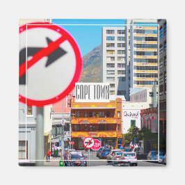 Kaapstad Cityscape Street Zuid-Afrika Magneet