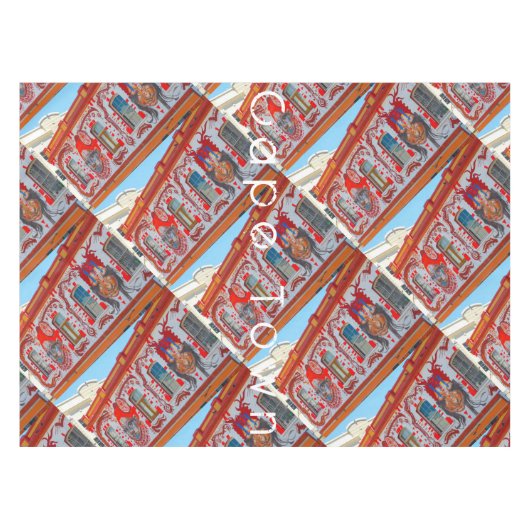 Kaapstad Cityscape Street Zuid-Afrika Tafelkleed (Voorkant (Horizontaal))