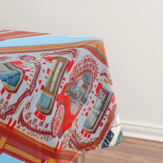 Kaapstad Cityscape Street Zuid-Afrika Tafelkleed (Voorbeeld)