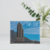 Kaapstad Cityscape Table Mountain Zuid-Afrika Briefkaart (Staand voorkant)