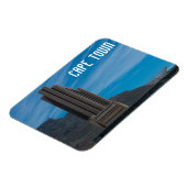 Kaapstad Cityscape Table Mountain Zuid-Afrika Magneet (Linkerzijde)