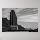 Kaapstad Cityscape Table Mountain Zuid-Afrika Poster (Voorkant)